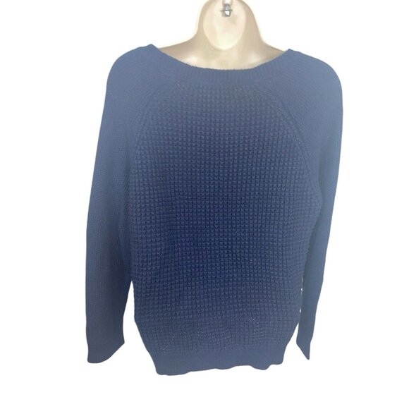 FOREVER 21 Women's Size Medium Navy Blue Sweater *READ DESCRIPTION* - Picture 3 of 12